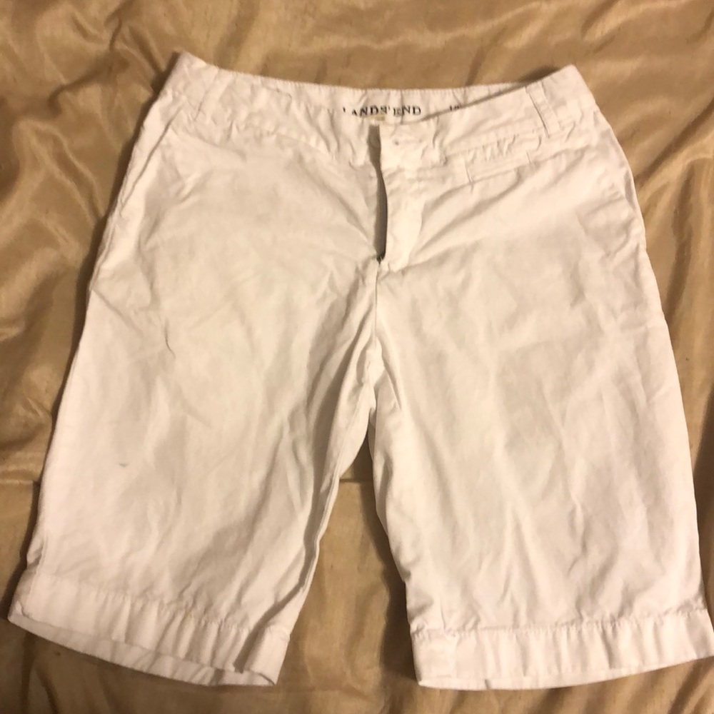 Lands end girls Bermuda shorts